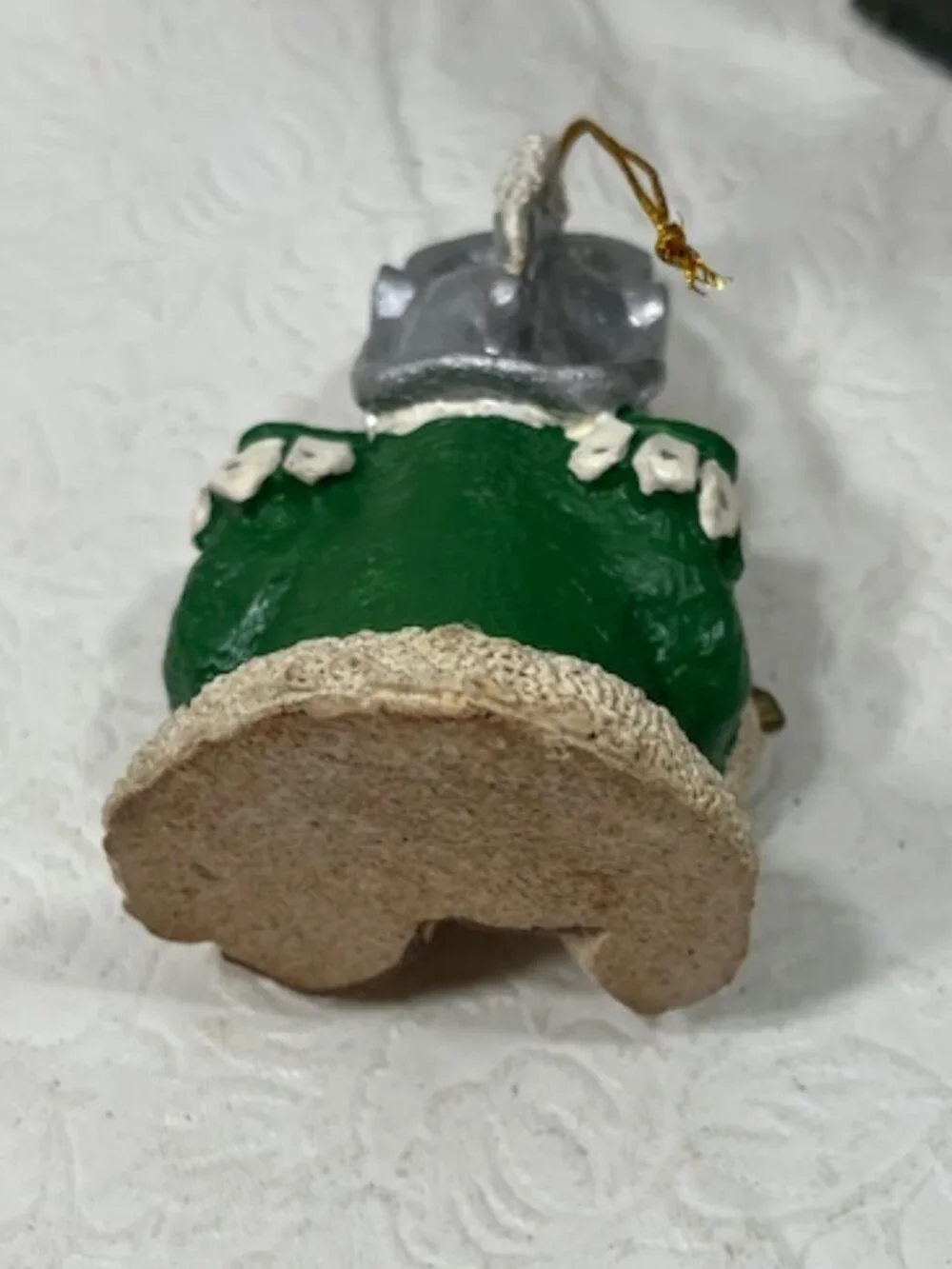 VTG Michigan State University Sparty Mascot Christmas Ornament Collectible 3.5